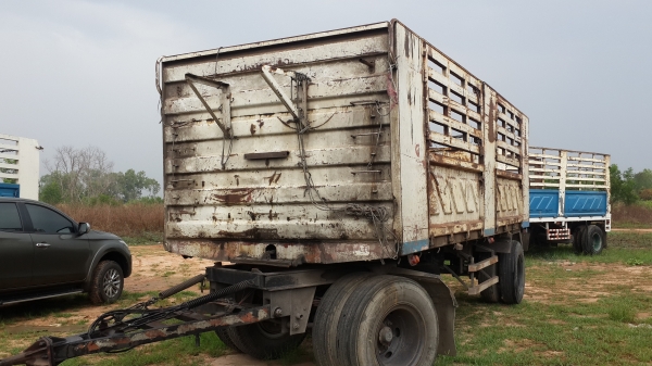 ขายด่วนลูกพ่วงไม่ดั้มสามิตรรอนเฉียง2เพลาปี48สภาพพร้อมใช้สุดๆราคาเบาๆโทร0843923995