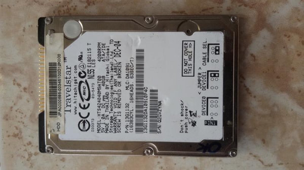 Hardisk Notebook IDE ไม่มีแบด 40และุ60 Gb 450 บาท  Hardisk Notebook IDE 40และุ60 Gb  40=450 บาท 60=500 บาท