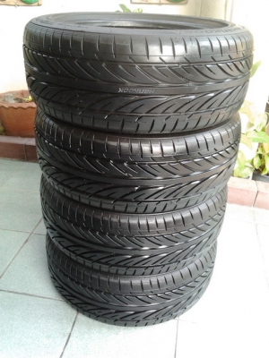 Hankook 195/50/15 ปี13 สภาพ90 ดอกสวยๆ 1ชุด