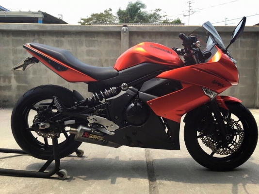 SALEBIKE KAWASAKI NINJA650 ปี2011ABS ท่ออาคาแท้ ท้ายสั้น ชิวแต่ง แฮนริซูม่า ในราคา 149000