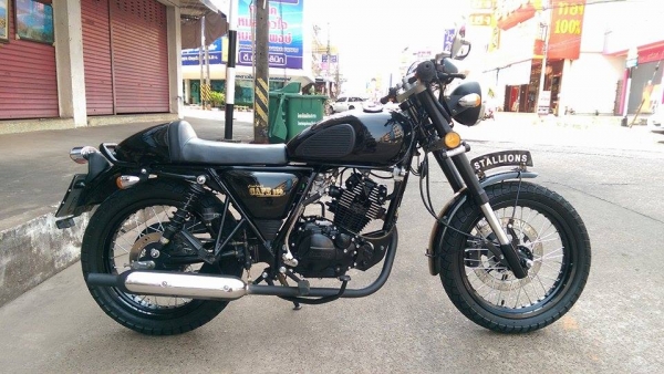 ขายคับ STALLIONS CT150 CAFE RACER ทะเบียนพร้อมโอนไม่ขาดต่อ รถวิ่งมาสามพันนิดๆ สวยๆคับ ราคา 48500 บาท ส่งได้ทั่วไทยคับ สนใจติดต่อ 081-0578282 FACEBOOK POP BIGBIKE SAKONNAKHON ไอดีไลน์ POPBIGBIKESAKON คับ สนใจรถสวย ถูก ดี ต้อง POP BIGBIKE SAKONNAKHON