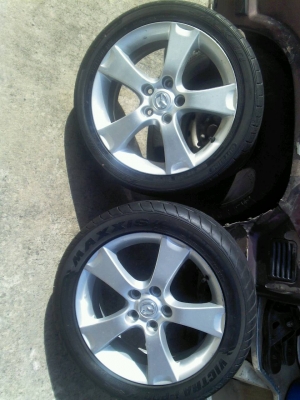 แม็กขอบ 17พร้อมยาง เป็นอะไหล่ มี2 วงครับ