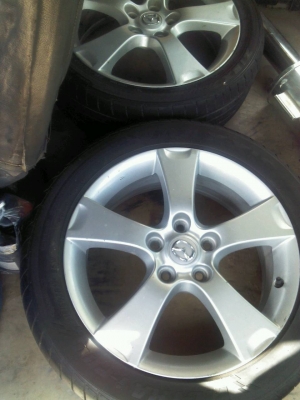 แม็กขอบ 17พร้อมยาง เป็นอะไหล่ มี2 วงครับ