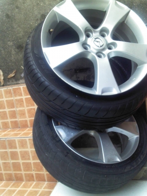 แม็กขอบ 17พร้อมยาง เป็นอะไหล่ มี2 วงครับ