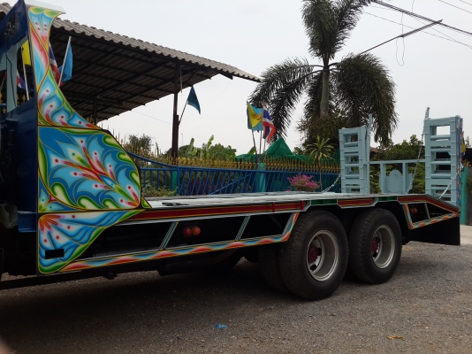 ขายรถเทรลเลอร์ 10 ล้อ ISUZU ROCKY เครื่อง 6BG1 = 175 แรงม้า รถ 2 เพลา บรรทุกรถเกี่ยวข้าว