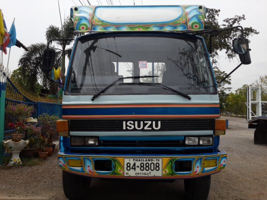 ขายรถเทรลเลอร์ 10 ล้อ ISUZU ROCKY เครื่อง 6BG1 = 175 แรงม้า รถ 2 เพลา บรรทุกรถเกี่ยวข้าว