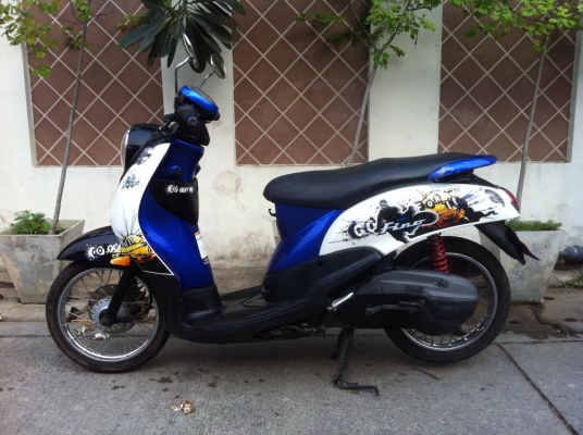 Yamaha Fino Extreme ดำ น้ำเงิน ขาว สวย เครื่องดี