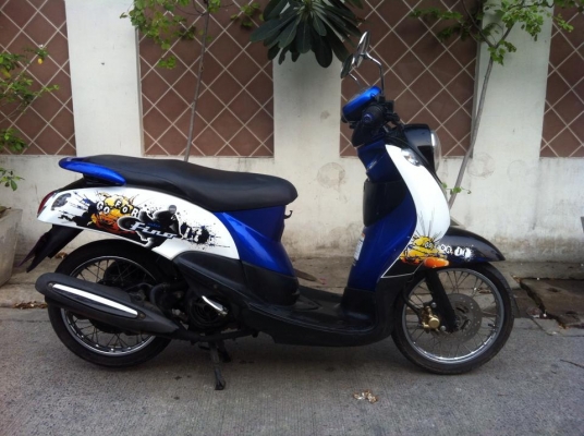 Yamaha Fino Extreme ดำ น้ำเงิน ขาว สวย เครื่องดี