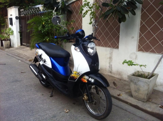 Yamaha Fino Extreme ดำ น้ำเงิน ขาว สวย เครื่องดี