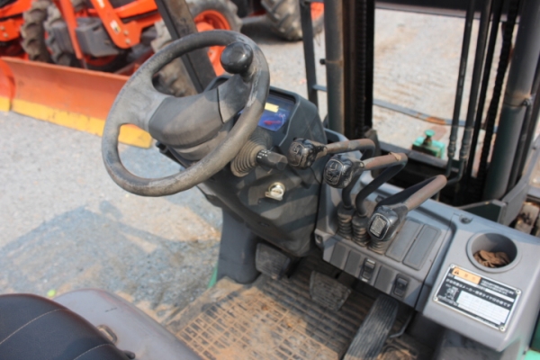 มี VDO รถ ฟอร์คลิฟต์ Mitsubichi FGE18T เสา 4 เมตร