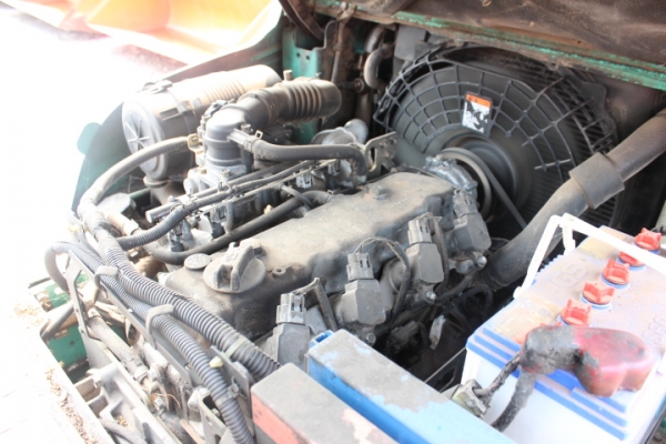 มี VDO รถ ฟอร์คลิฟต์ Mitsubichi FGE18T เสา 4 เมตร