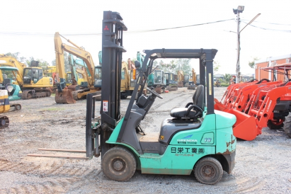 มี VDO รถ ฟอร์คลิฟต์ Mitsubichi FGE18T เสา 4 เมตร