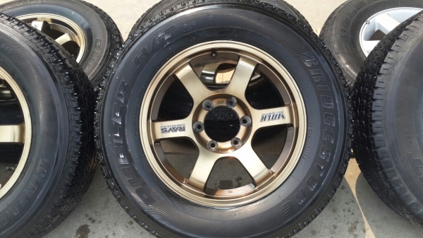 ล้อแม็กพร้อมยางสวยๆ Te37