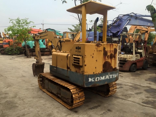 KOMATSU PC02 รถนอกญี่ปุ่นไม่เคยใช้งานในไทย   สีเดิม เครื่องแน่น พร้อมทำงาน  ราคา 150,000 บาท (ต่อรองได้)  พร้อมใบแจ้งจำหน่ายอินวอย