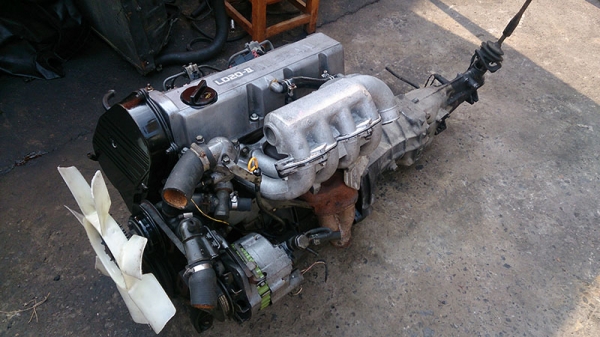 ขายเครื่องยนต์ดีเซล nissan ld20 พร้อมเกียร์