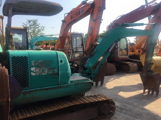 KOMATSU PC30-7 รถเก่านำเข้าจากญี่ปุ่นไม่เคยใช้งานในไทย  สภาพพร้อมลุยงาน + เอกสารใบแจ้งจำหน่าย  ชั่วโมง 8114 ซีเรียล : 20128 ซีเรียลสูง  ตัวเดิน : นาชิ เครื่อง : 3D84-2E ขนาด : 3 สูบ ปั้ม : Uchida ยูชิดะ ปั้มนิ้ว -คอลโทรลสั้นน้ำมัน -ระบบไฟครบ -ขนาดรถกว้างย