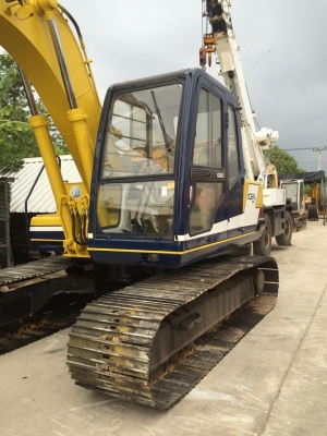 KOBELCO SK120 MARKlll มาร์คที รถนอกนำเข้าจากญี่ปุ่น เชคนอก  พร้อมอินวอยใบแจ้งจำหน่าย   ชั่วโมง : 2,912  คอลโทรล : น้ำมัน-สั้น  ใบแทรคยาว 70ซม. เครื่อง: 4BD1 อีซูซุ ปั้ม: K3V63 ตัวเดิน:ไฮดราส  ราคา 1,350,000 บาท  Price 41,053.50 USD