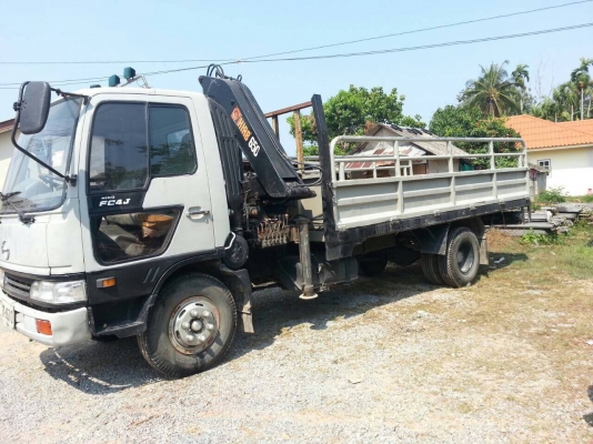6 ล้อติดเครน(เฮียบ) 3 ตัน HINO FC4J 140 แรง ปี 2540 สภาพดี พร้อมใช้งาน