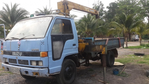 **ขายแล้วครับขอบคุณ Truck2hand ขาย ISUZU NPR-110 6ล้อบรรทุก ISUZU NPR 59L 115ประกอบ วางเครื่อง 4BE1-110แรงฝาดำ (ลงเล่ม) เกียร์สั้น เครื่องดี แรงดี เกียร์สั้นเข้าง่าย ไม่หลุด ช่วงล่างเดิม 5น็อต หน้า-หลัง คัสซีดี ไม่ผุ  กระ