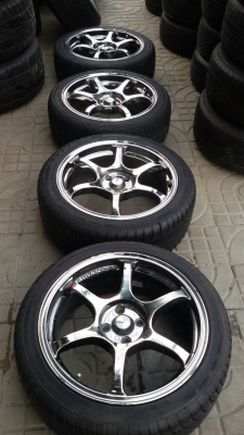 ล้อพร้อมยางขอบ 17 4รู 100