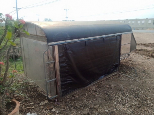 หลังคากะบะแค๊บ สภาพสวย ข้างมีผ้าใบให้