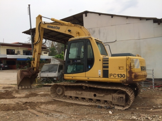 ขายรถขุด KOิMATSU PC130-6  เก่านอก ไฟฟ้าเต็ม