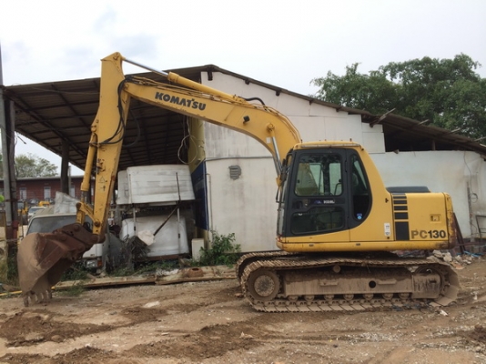 ขายรถขุด KOิMATSU PC130-6  เก่านอก ไฟฟ้าเต็ม