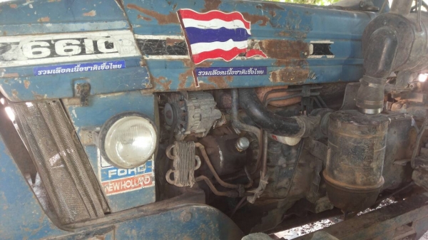 ขายรถไถ FORD 6610 2 เพลา ใบมีดดันหน้า 3 จาน เอกสารเล่มทะเบียน ราคา 500000