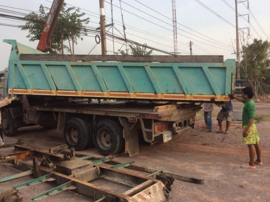 กระบะ10ล้อ(ดั๊มเหล็ก) อุปกรณ์ครบ ขนาด 0.84/2.5/6.0 เนื้อเหล็กสวย ไม่ผุ ถอดลงจาก มิตซูไอหลง ขาย115,000 บาท