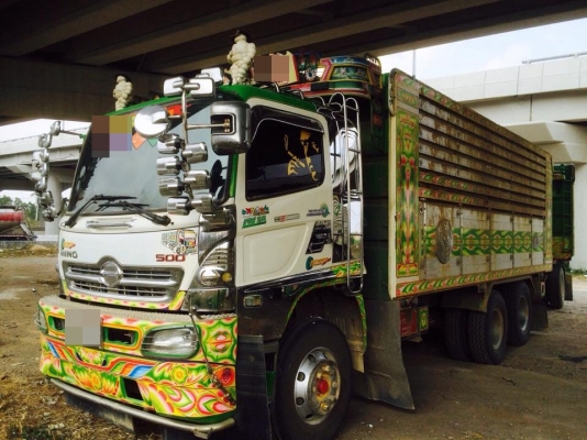 ขายรถสิบล้อ hino FM1A  344 ปี 54 พ่วงแม่ลูก ดั้มเนียม อู่ราชเจริญ รถสวยพร้อมใช้งาน