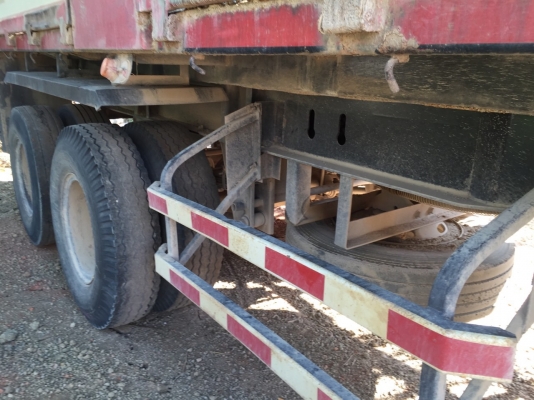 หางลูกพ่วงดั้ม 3 คานปี 50 ของสามมิตร สภาพสวยเดิมๆ ไม่เคยล้ม