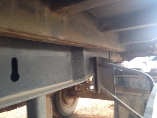 หางลูกพ่วงดั้ม 3 คานปี 50 ของสามมิตร สภาพสวยเดิมๆ ไม่เคยล้ม