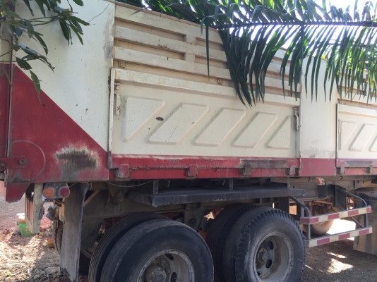 หางลูกพ่วงดั้ม 3 คานปี 50 ของสามมิตร สภาพสวยเดิมๆ ไม่เคยล้ม