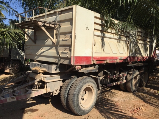 หางลูกพ่วงดั้ม 3 คานปี 50 ของสามมิตร สภาพสวยเดิมๆ ไม่เคยล้ม