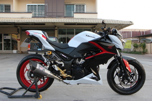 ขาย Kawasaki z250 ปี 2014 แต่งเต้มคัน เคยลงหนังสือ วิ่ง 8xx โล