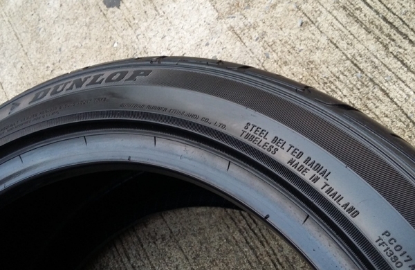 ยาง,205-45-16 DUNLOP LM703 ปี12 ดอกหนาไม่ปะหนึ่งคู่ 1,600