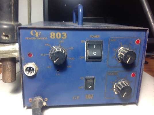 หัวแร้งปรับไฟได้ พร้อมหัวลมร้อนสภาพพร้อมใช้ ขายไปถูกๆ800บาท