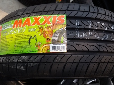 ขายยาง215/45/17 ปี 15 MAXXIS MS800 4เส้น ขายยาง215/45/17 ปี 15 MAXXIS MS800 4เส้น