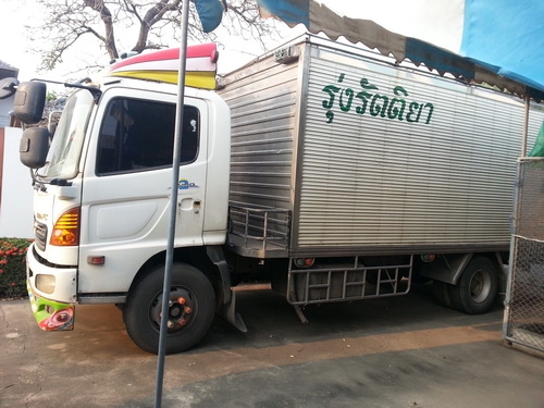 ขายรถ 6 ล้อ HINO MEGA 150แรง ตู้บรรทุก ยาว5.50 เมตร