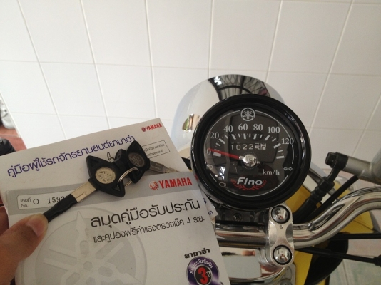 Fino รถบ้าน ใช้น้อย สภาพเดิม ปี56 (ของแถม 4 รายการ)