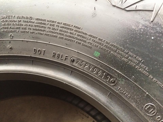 ขายยางใหม่ตกปี All-terrain Falken Wildpeak A/Tขนาด 285 75 r16 ปี13