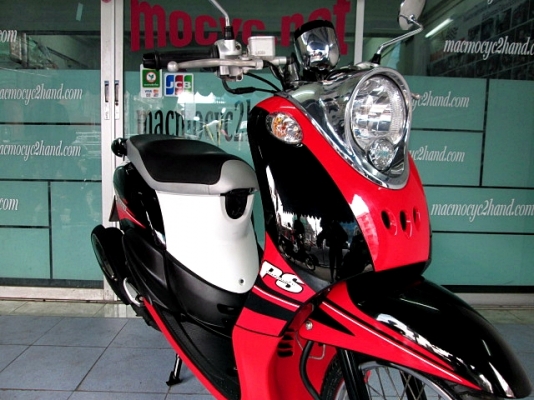 Fino PS สีดำแดง รถเดือน ส.ค.ปี 57 รุ่นขายดี ไมล์ 2 พันโล  แถม 2 รายการ 25900