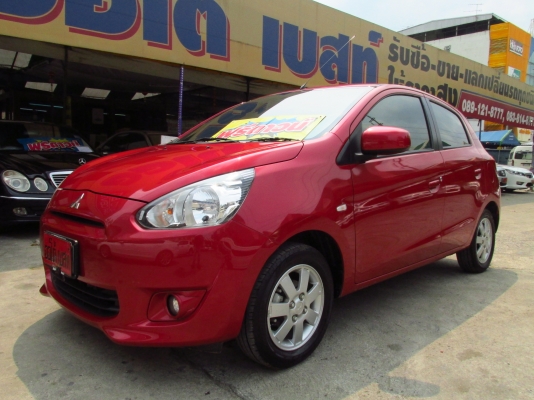 **ขายด่วน** มิราจ 2014 รุ่นท้อป เนวิเกเตอร์ ใหม่มาก คุ้มสุดๆ 329,000  ออกรถ 10,000บาทเท่านั้น โทรเลย 092-785-6667 เจี๊ยบค่ะ