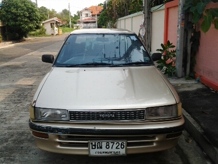 ขายรถยนต์ ปี91 โตโยต้า โคโรล่า รุ่นโดเรม่อน เครื่อง1600cc.คาบิว เกียร์ธรรมดา พวงมาลัยเพาเวอร์ แอร์ เครื่องดี ช่วงล่างดี รถสีสวย ขายถูกๆ