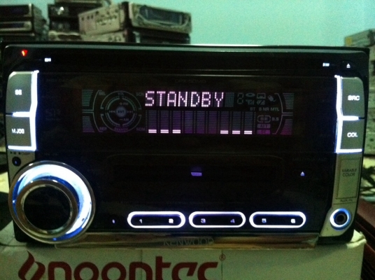 KENWOOD DPX-50MD 24Bit MP3 MD CD AUX 1ปรีเอ้า คุมกล่องCD เปลี่ยนไฟได้หลายสี มือ2 ญี่ปุ่น