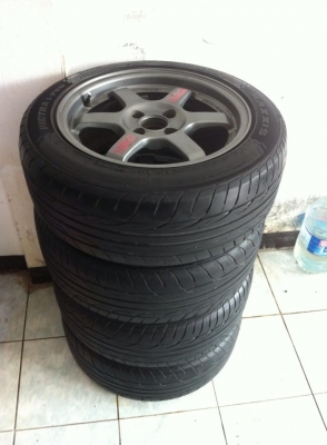 ขออนุญาติขาย ล้อแม็ก RAYS  TE37 15x7.0JJ งานนำเข้าของญี่ปุ่น