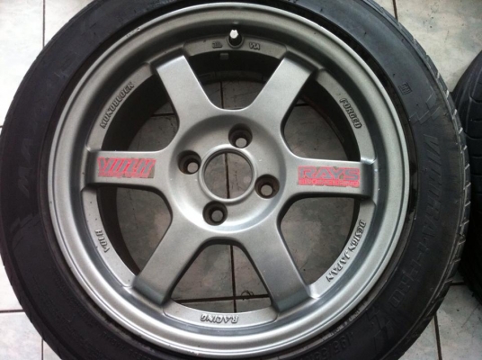 ขออนุญาติขาย ล้อแม็ก RAYS  TE37 15x7.0JJ งานนำเข้าของญี่ปุ่น
