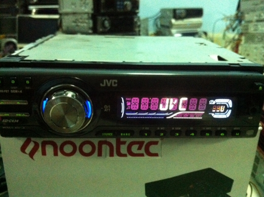 JVC KD-C434-B 24ฺBit MP3 CD AUX ปรีเอ้า 3ชุด มือ2 ญี่ปุ่น