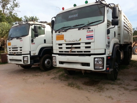 รถอีซูซุ 10 ล้อดั้ม FXZ 360 แรงม้า. ปี 52 - ปี 53.   ( ขายแม่ , ลูก. )   ( * ขายคู่. )   ( รถวิ่ง 4xx,xxx กว่า กม. - รถวิ่ง 3xx,xxx กว่า กม.  )    สนใจติดต่อ  081 - 6079515