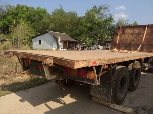 ขาย10ล้อพื้นเรียบเพลาเดียวและสองเพลาบางคัน 10คัน